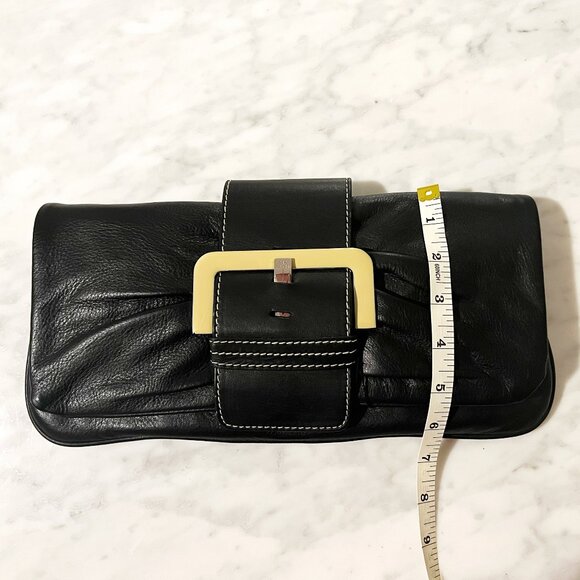 Ted Baker London Black Leather Clutch - Picture 7 of 7